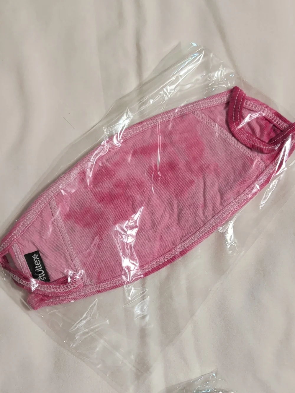NWOT (017) Tultex Assortment Of 6 Cotton Hand Tie-dyed Face Masks/ Kids & Adults